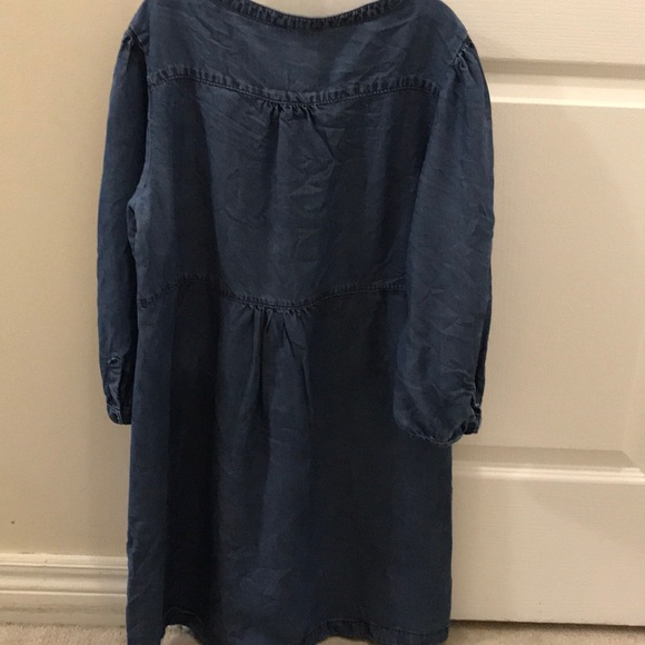 Blue denim top. - Picture 3 of 5